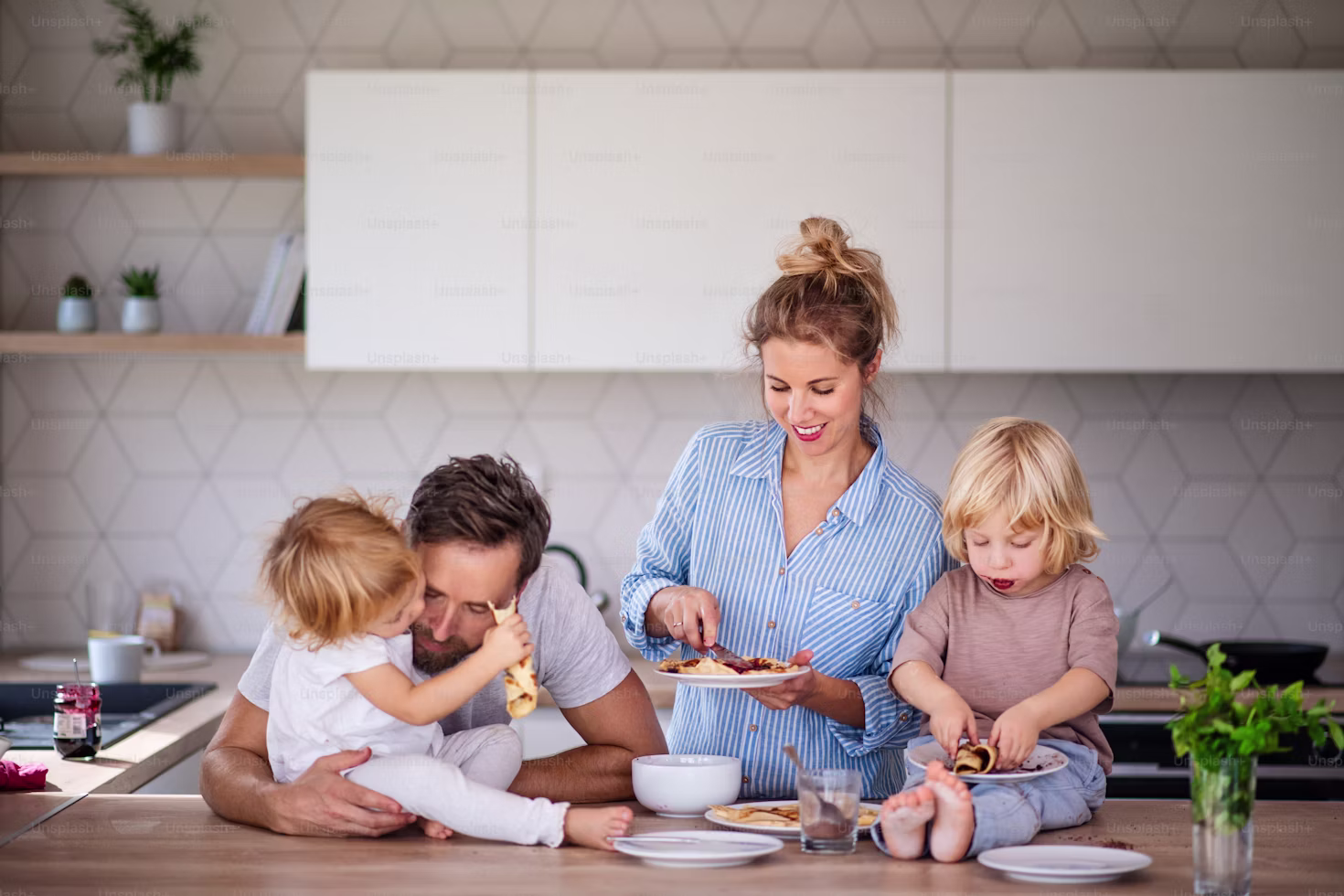 Reese cooking at home